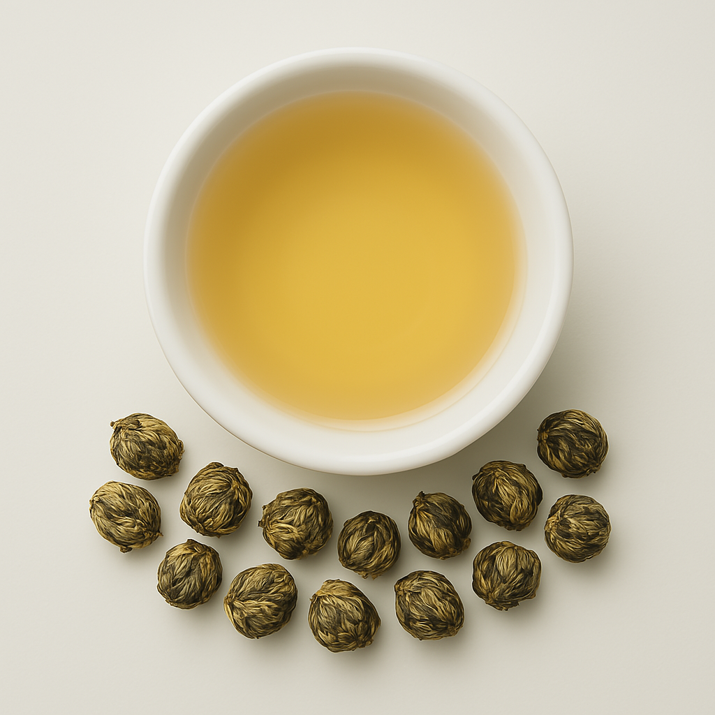 Moonlit Pearls Jasmine Green Tea Pearls Loose Leaf